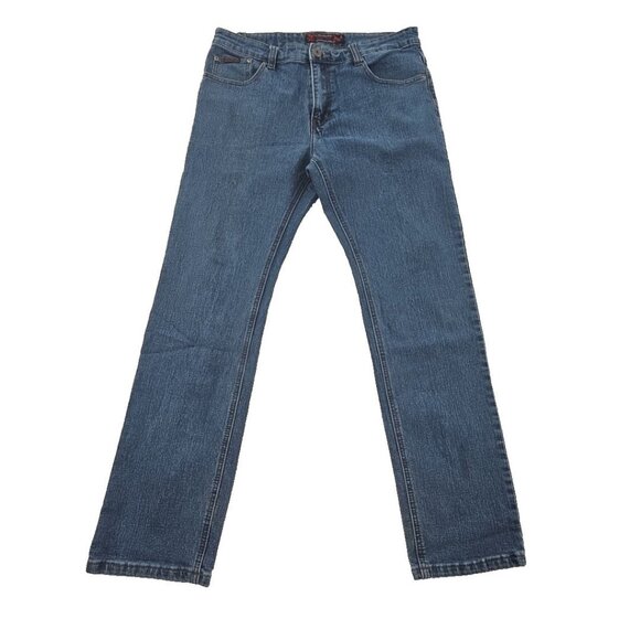 Harpia Jeana Men's 36 x 32 Medium Wash Straight Leg Classic Stretch Fit EUC - Picture 1 of 16